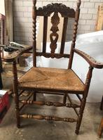 Antieke stoelen met rieten zitting, Antiek en Kunst, Antiek | Meubels | Stoelen en Banken, Ophalen