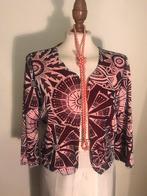 MARCCAIN  VESJE Aubergine /Rose print, Kleding | Dames, Overige kleuren, Verzenden, Zo goed als nieuw, Maat 36 (S)