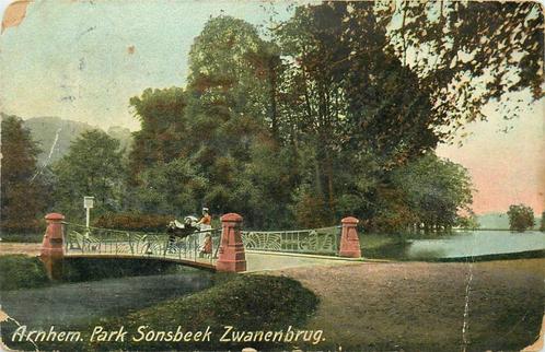 (388-466-005) Arnhem Park Sonsbeek Zwanenbrug, Verzamelen, Ansichtkaarten | Nederland, Gelderland, Verzenden