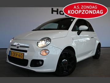 Fiat 500 0.9 TwinAir Turbo 500S Airco ECC Lederen Sportstoel beschikbaar voor biedingen