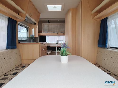 Chateau Caratt 390 KD Verkocht Stapelbed Toilet, Caravans en Kamperen, Caravans, Bedrijf, tot en met 4, 750 - 1000 kg, Standaardzit