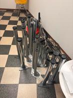 Partij Chroom Tafelpoten - Diverse Afmetingen, Ophalen, Tafelpoot, Gebruikt, Minder dan 50 cm