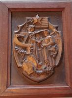 Plaquette 1e wereldoorlog, Herdenkingsplaat, Ophalen of Verzenden, Landmacht, Overige gebieden