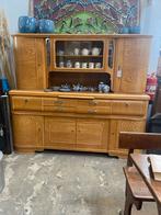 Jaren '50 Buffetkast met veel details, Huis en Inrichting, Ophalen, Gebruikt, 200 cm of meer, Met lade(s)