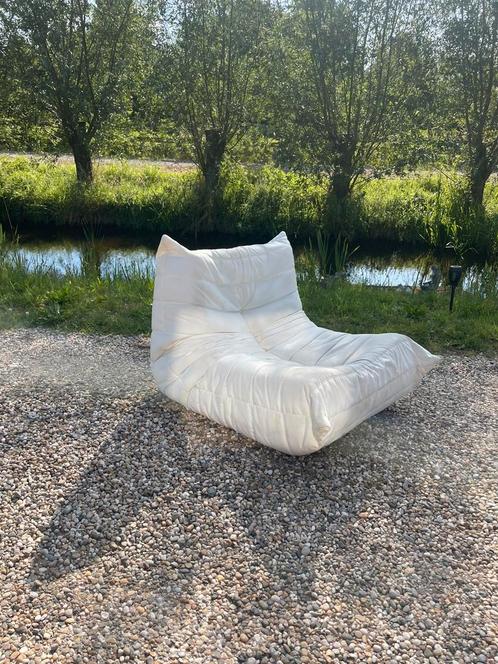 Vintage Ligne Roset Togo Michel Ducaroy 1983, Huis en Inrichting, Fauteuils, Gebruikt, Stof, Ophalen of Verzenden