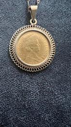 Gouden Vijfje Wilhelmina Hanger, Ophalen of Verzenden, Gebruikt, Goud, Met hanger
