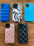 iPhone 12 hoesjes 5 stuks, Telecommunicatie, Mobiele telefoons | Hoesjes en Frontjes | Apple iPhone, Ophalen of Verzenden, Zo goed als nieuw