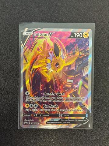 Jolteon V #SWSH183 beschikbaar voor biedingen