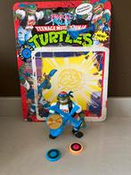 TMNT Turtles 1991 Rock 'n Roll Leonardo met accessoires, Verzamelen, Gebruikt, Ophalen of Verzenden