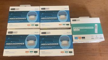 4x Inbouwdimmer met Afstandsbediening - KlikAanKlikUit beschikbaar voor biedingen