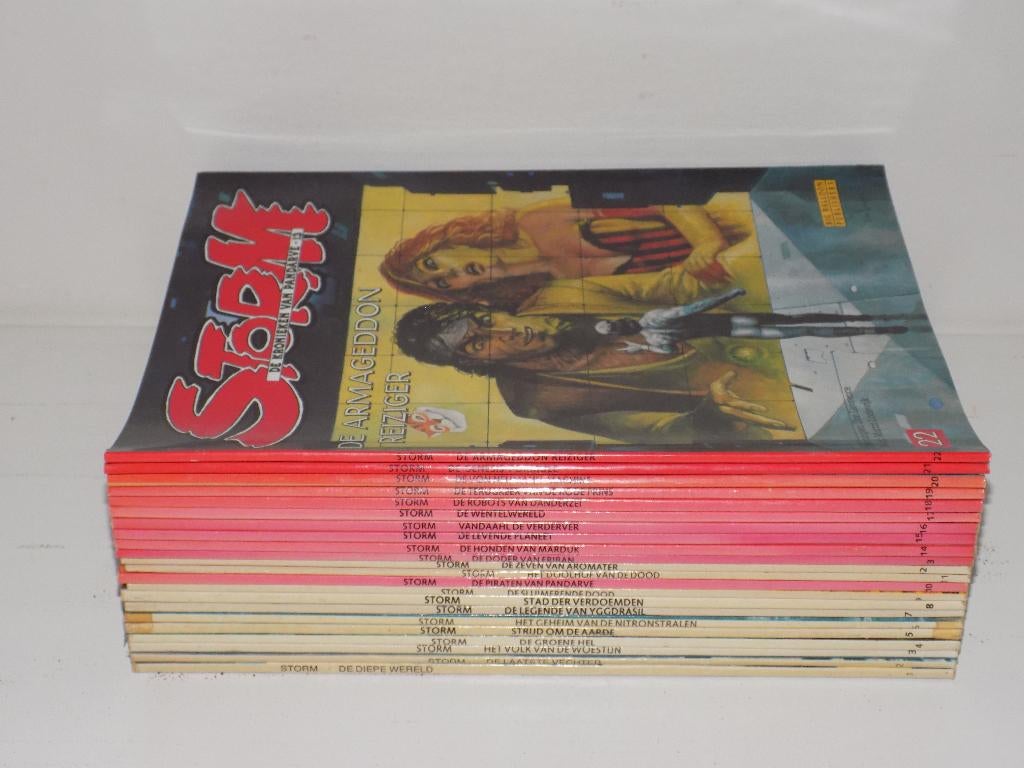 Storm || set 0..21 || koopje, Boeken, Stripboeken, Complete serie of reeks, Ophalen of Verzenden, Gelezen, Don Lawrence