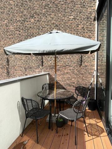 Kula Garden Bench Set Swara 4-persoons + Sun Umbrella