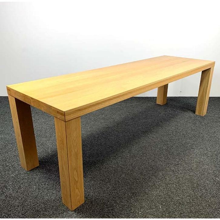 Houten Boerentafel - 79 x 250 x 79,5 cm 22744, Antiek en Kunst, Antiek | Meubels | Tafels, Ophalen