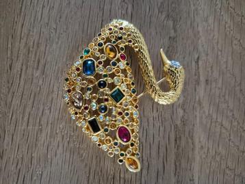 Broche swarovski zwaan beschikbaar voor biedingen
