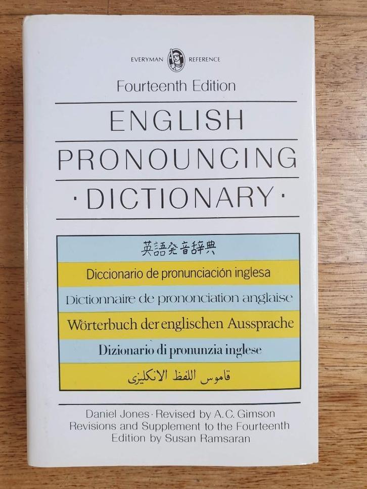 English Pronouncing Dictionary - Daniel Jones, Boeken, Taal | Engels, Zo goed als nieuw, Ophalen