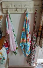 Antiek emaille ophangrek voor keukenhanddoeken, Ophalen of Verzenden, Zo goed als nieuw