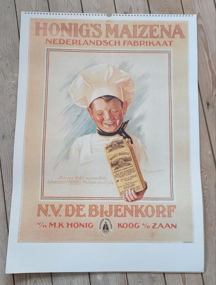 Honig NV De Bijenkorf Wandkalender 1998, Antiek en Kunst, Antiek | Schoolplaten, Overige thema's, Ophalen of Verzenden