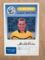 Fotokaart Max de Jong (FC Den Bosch , Ado Den Haag)., Ophalen of Verzenden, Nieuw, Overige binnenlandse clubs, Spelerskaart