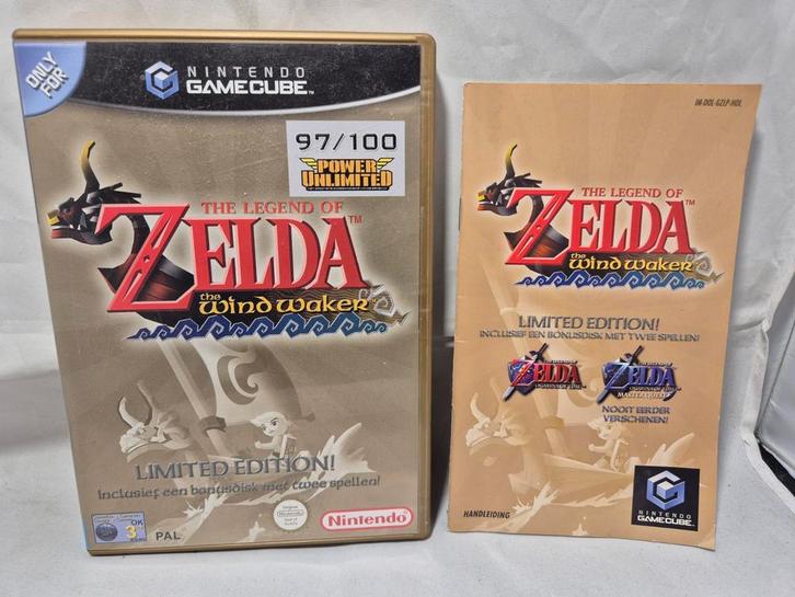 Zelda the Wind Waker Limited Edition GameCube., Spelcomputers en Games, Games | Nintendo GameCube, Zo goed als nieuw, Avontuur en Actie