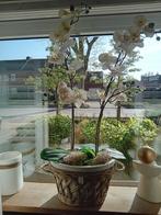 Riviera bloempot  met kunst orchideeën, Ophalen, Zo goed als nieuw