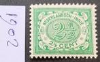 Ned Indiẽ; 1902; 2,5 Ct; Cijfer; Ongestempeld, Verzenden, Postfris, Nederlands-Indië