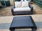 Loungeset / Tuinset, Tuin en Terras, Ophalen, 4 zitplaatsen, Kunststof, Loungeset