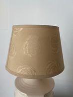 Beige Lampenkap met Roosjes, Ophalen of Verzenden, Gebruikt, Stof, Minder dan 100 cm