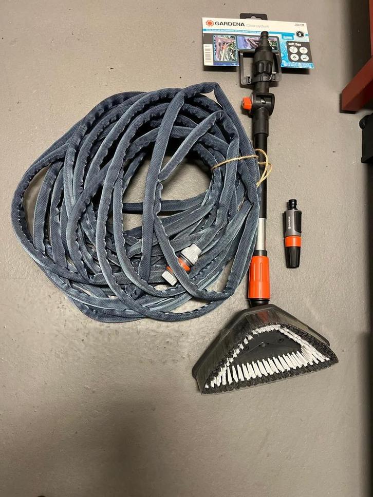 Tuinslang Lianoa + Cleansystem, Tuin en Terras, Tuinslangen, Gebruikt, Tuinslang, Ophalen of Verzenden