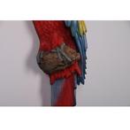 Parrot Scarlet Macaw 100 cm – Papegaai beeld, Ophalen, Nieuw