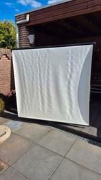 Projectiescherm 180 breed x 165 cm hoog. Geen voet, Ophalen, Zo goed als nieuw