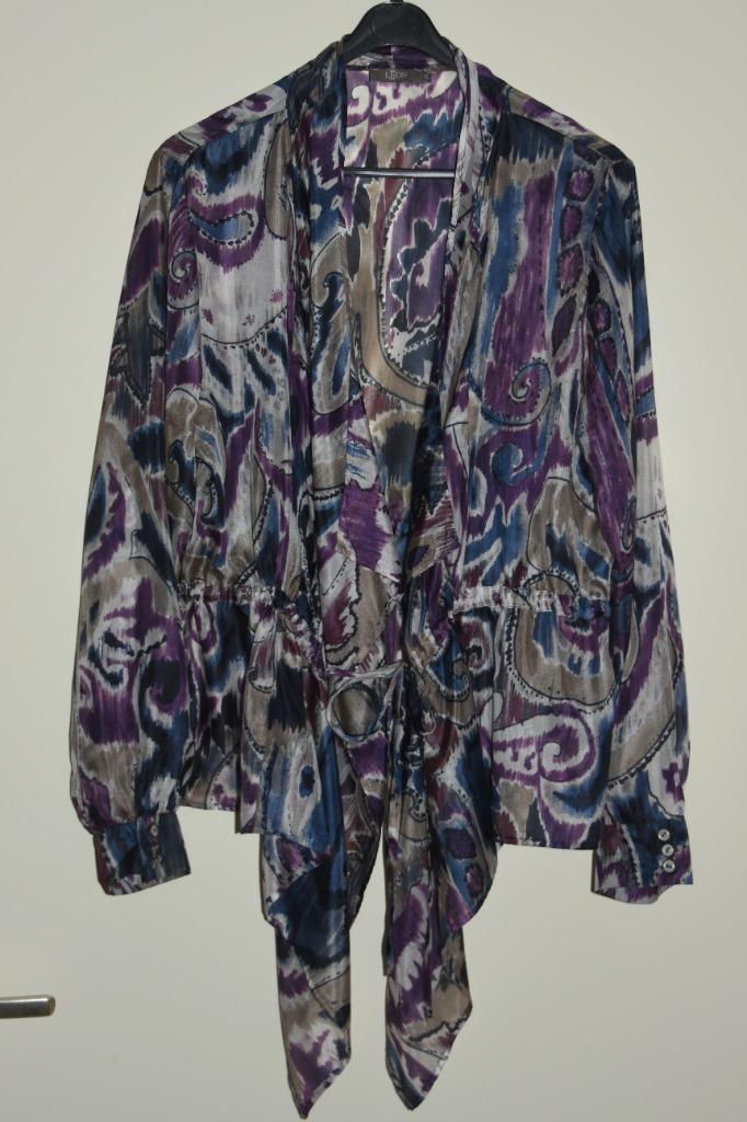 Chique 100% zijden wikkel blouse maat 44 NIEUW, Kleding | Dames, Blouses en Tunieken, Nieuw, Maat 42/44 (L), Ophalen of Verzenden