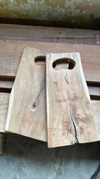2 grote houten serveerplanken, Huis en Inrichting, Woonaccessoires | Dienbladen, Ophalen of Verzenden, Zo goed als nieuw, Rechthoekig