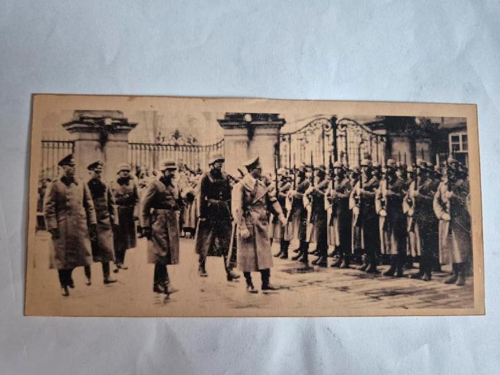 Foto Hitler op Hradčany na inval Tsjecho-Slowakije 1939, Verzamelen, Militaria | Tweede Wereldoorlog, Landmacht, Foto of Poster