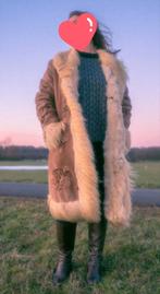 Vintage originele jaren 70 Afghaanse bontjas, Kleding | Dames, Jassen | Winter, Ophalen of Verzenden, Gedragen, Maat 42/44 (L)