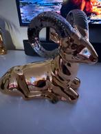 Gouden Ram Beeld, Verzamelen, Beelden en Beeldjes, Ophalen of Verzenden, Zo goed als nieuw, Dier