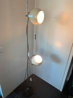 Vintage Bollamp Vloerlamp met Twee Spots, Ophalen, Gebruikt, Metaal, 150 tot 200 cm