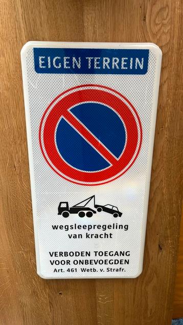 Verbodsbord wegsleepregeling van kracht | reflecterend beschikbaar voor biedingen