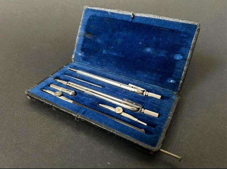 Antieke Passerset, Antiek en Kunst, Antiek | Kantoor en Zakelijk, Ophalen of Verzenden