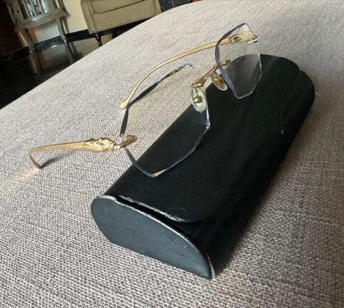 Cartier Panthere CT0061O, Sieraden, Tassen en Uiterlijk, Zonnebrillen en Brillen | Heren, Zo goed als nieuw, Bril, Overige merken