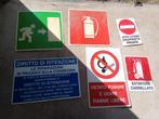 Jaren 70-80 vintage reclame borden en verkeersborden., Ophalen of Verzenden