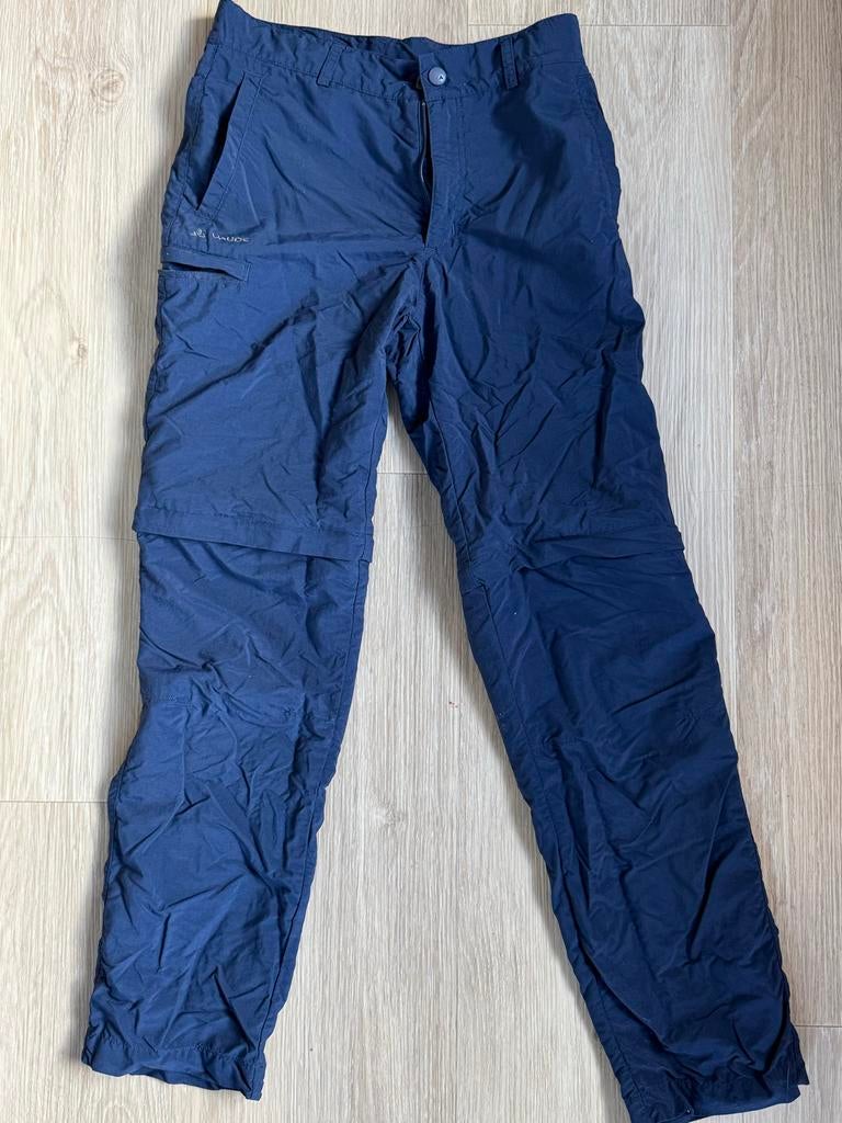 Vaude afritsbroek blauw maat 146/152, Kinderen en Baby's, Ophalen of Verzenden, Zo goed als nieuw, Jongen of Meisje