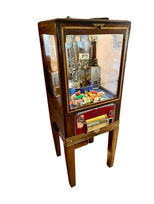 Grijpkast USA 1930s, Verzamelen, Automaten | Gokkasten en Fruitautomaten, Gebruikt, Overige munten, Met sleutels, Ophalen