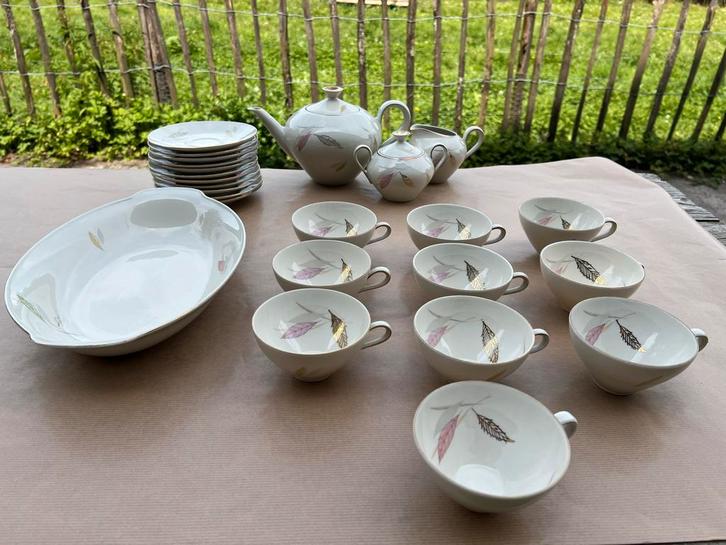 Compleet Theeservies SPERZOG Saskia 66 Vintage Antiek Servie, Antiek en Kunst, Antiek | Servies compleet, Ophalen
