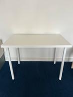 Witte IKEA tafel/bureau, Huis en Inrichting, Tafels | Eettafels, Ophalen, Kunststof, Gebruikt, 100 tot 150 cm