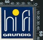 Sticker: Grundig - HiFi, Ophalen of Verzenden, Zo goed als nieuw, Bedrijf of Vereniging