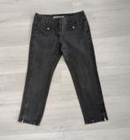 Zwarte Zerres jeans met ritsjes maat 44, Kleding | Dames, Spijkerbroeken en Jeans, Zwart, Ophalen of Verzenden, Zo goed als nieuw