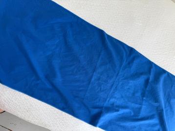 Blue microfibre lightweight yoga mat towel 60x180cm beschikbaar voor biedingen