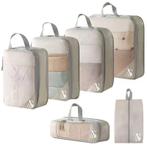 ANNSTÉ️ - Compressie Packing Cubes - Reiszakken voor Koffer, 20 tot 30 cm, Verzenden, Beige, Minder dan 40 cm
