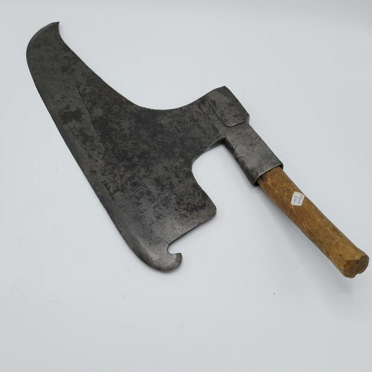 Oostenrijkse Linkshandige Kantbijl 18e Eeuws (40749-55), Antiek en Kunst, Antiek | Gereedschap en Instrumenten, Ophalen of Verzenden