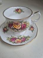 Elisabethan staffordshire porselein, Ophalen of Verzenden, Gebruikt, Porselein, Kop en/of schotel